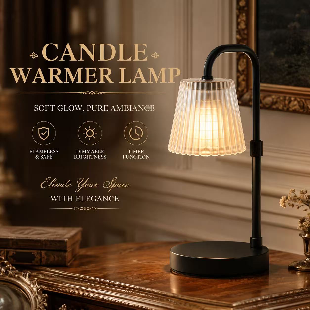 Wax Melter Electric - Vintage Candle Warmer Lamp Electric Wax
