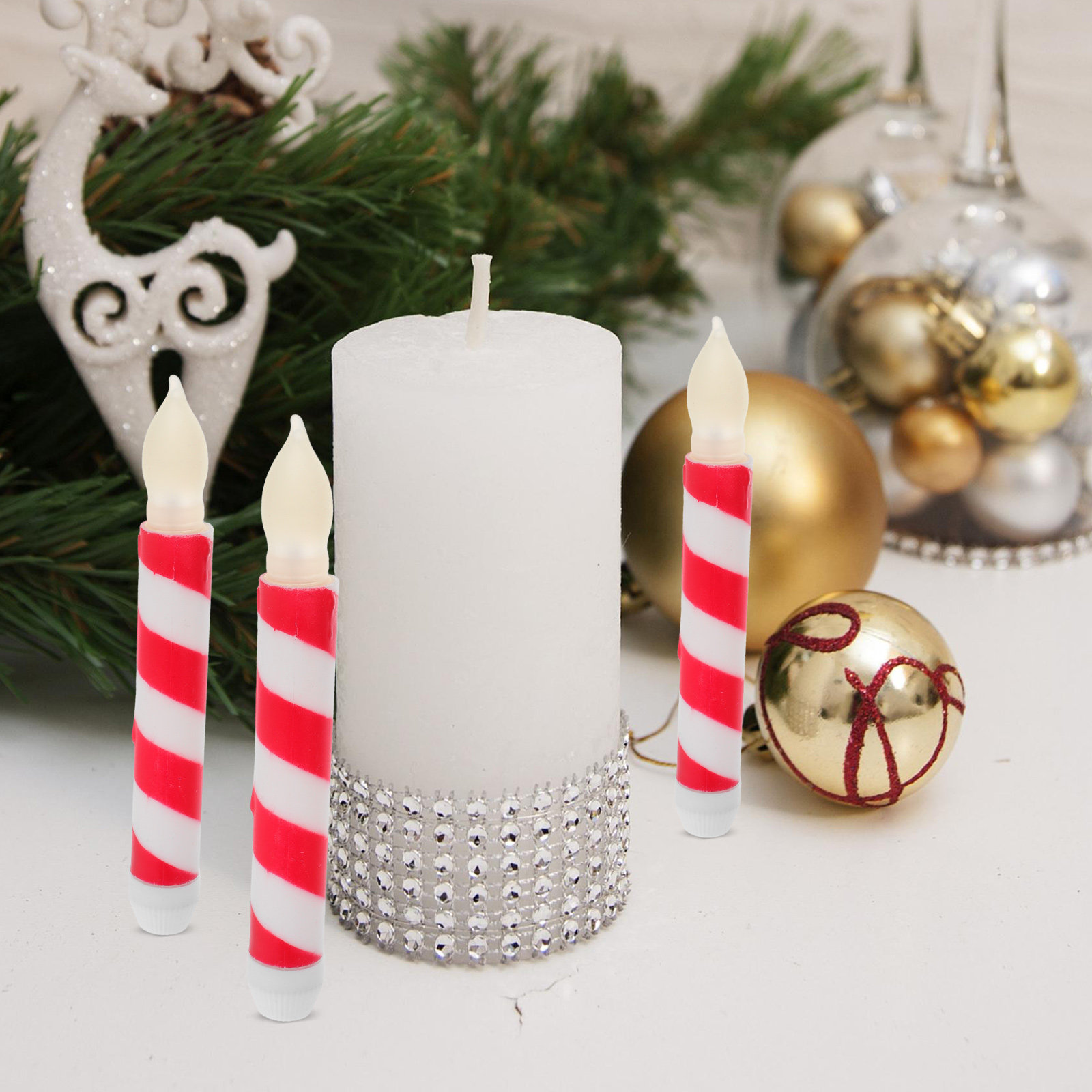 Lighting Design Decor - 6Pcs LED Taper Candles Flameless Battery