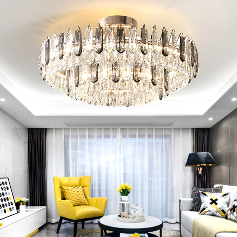Modern Designer Crystal Ceilin - Bedroom Lighting Decor Ideas 评论和价格