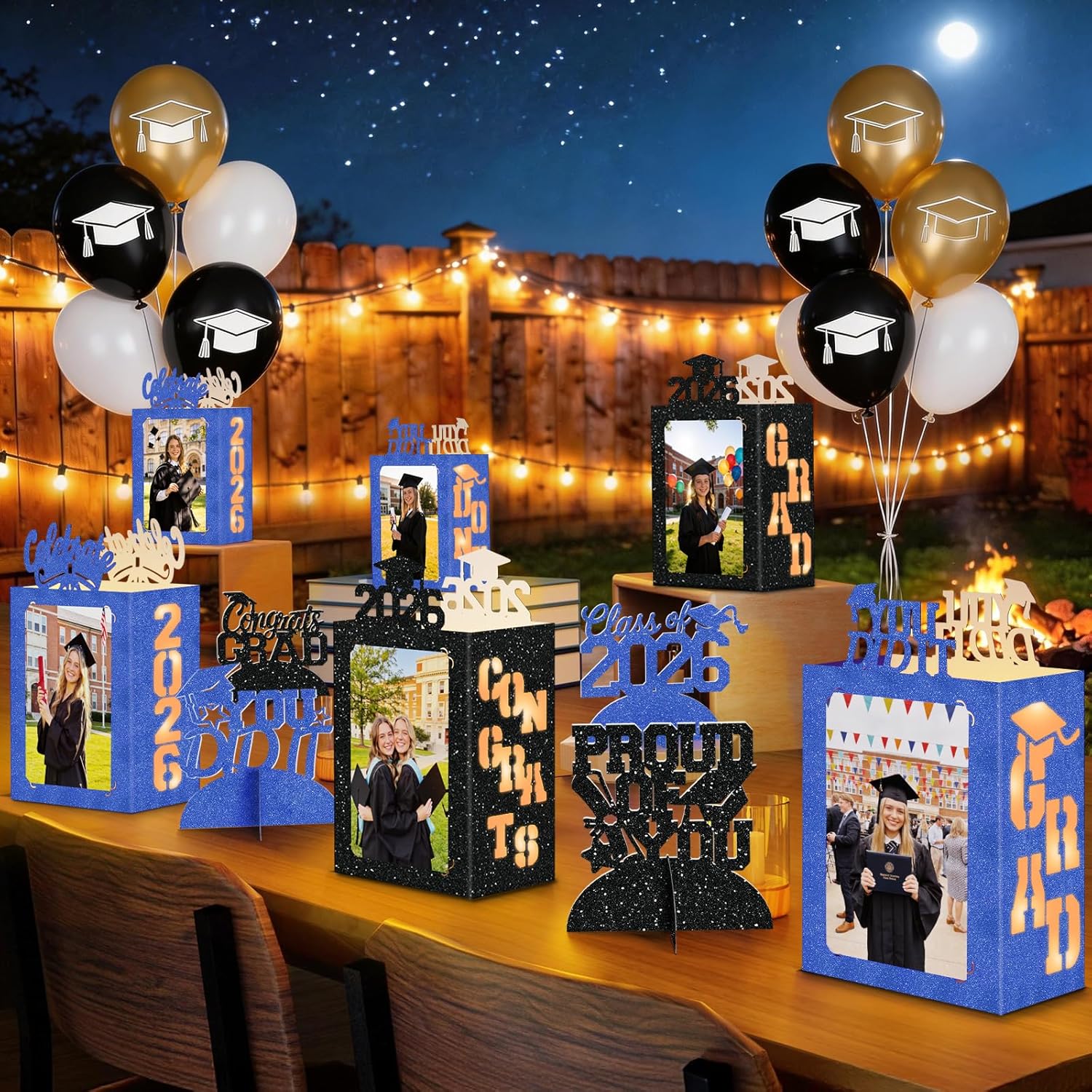 10 Pcs 2026 Graduation Table D - Lighting Decor Photos 评论和价格