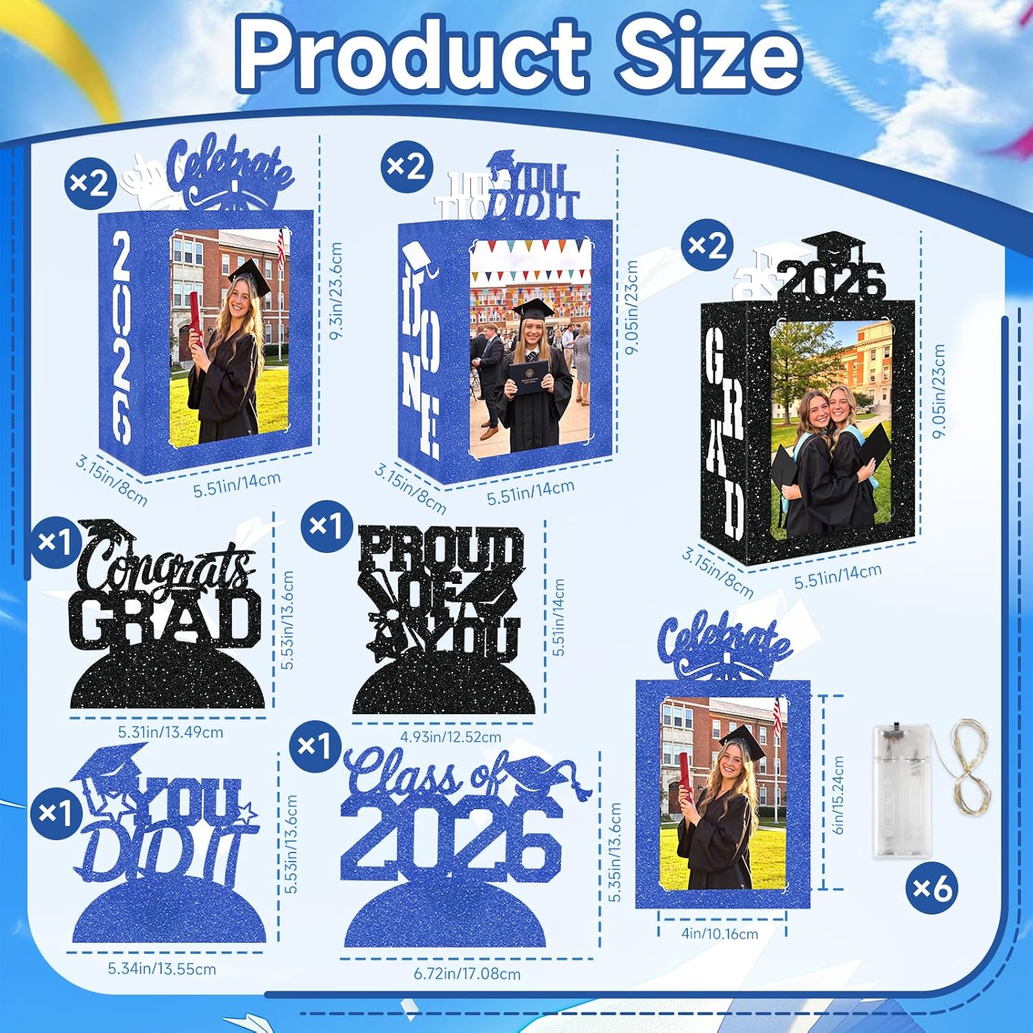 10 Pcs 2026 Graduation Table D - Lighting Decor Photos 评论和价格