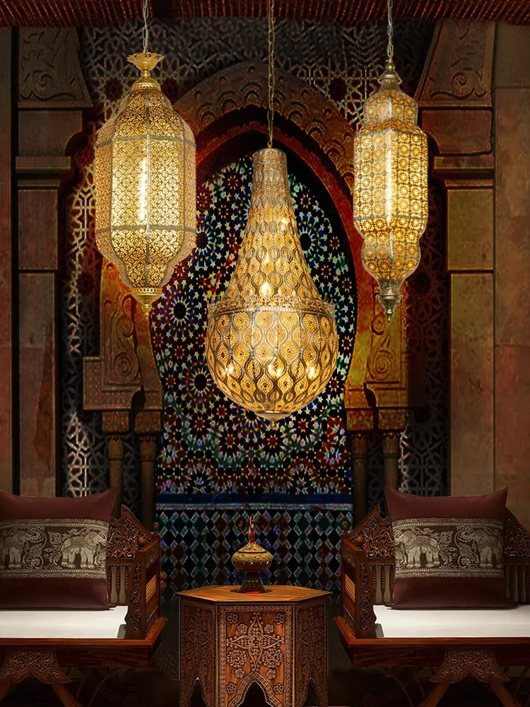 Southeast Asia Moroccan Retro  - Lighting Metal Wall Decor 评论和价格