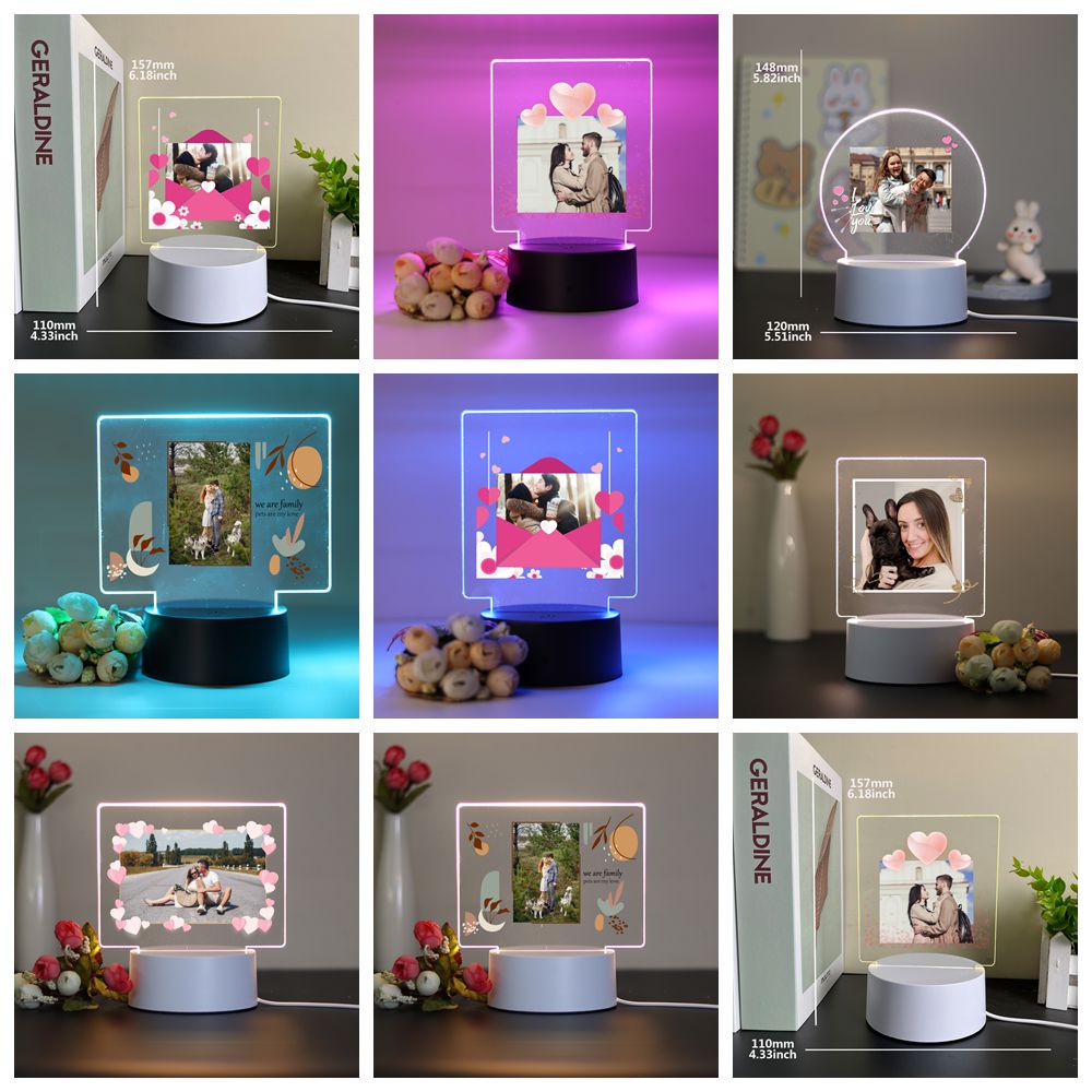 1 pc Personalize Custom Photo  - Lighting Decor Photos 评论和价格