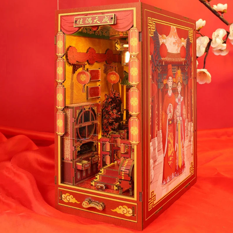 OUZEY DIY Chinese Wedding Wood - Lighting Decor For House 评论和价格