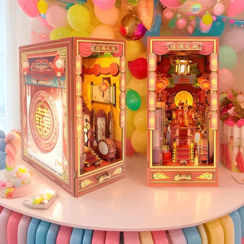 OUZEY DIY Chinese Wedding Wood - Lighting Decor For House 评论和价格