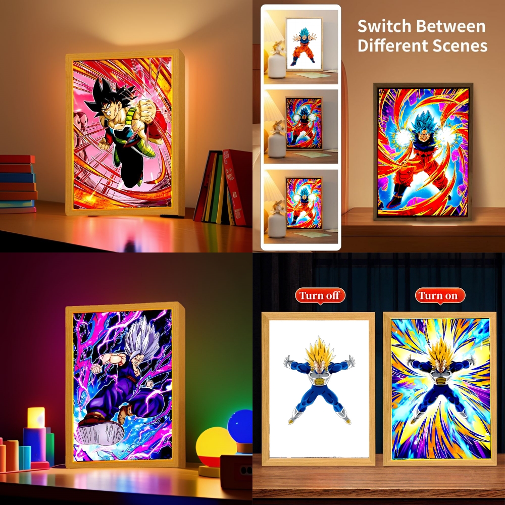 Dragon Ball Z Anime Figure Lig - Lighting Decor Photos 评论和价格