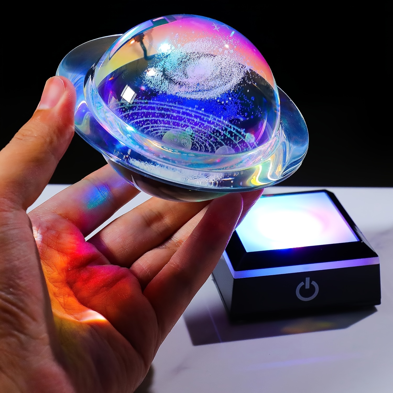 3D Solar System & Galaxy Cryst - Lighting Design Decor 评论和价格