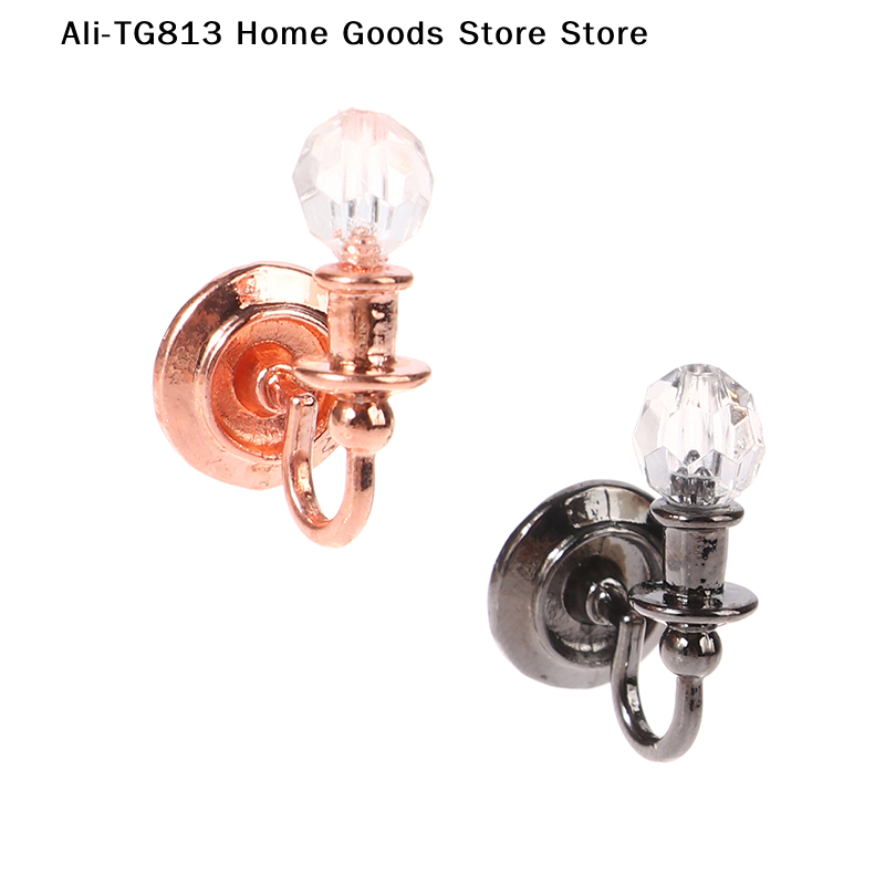 [TG813]1Pair 1:12 Dollhouse Mi - Lighting Metal Wall Decor 评论和价格