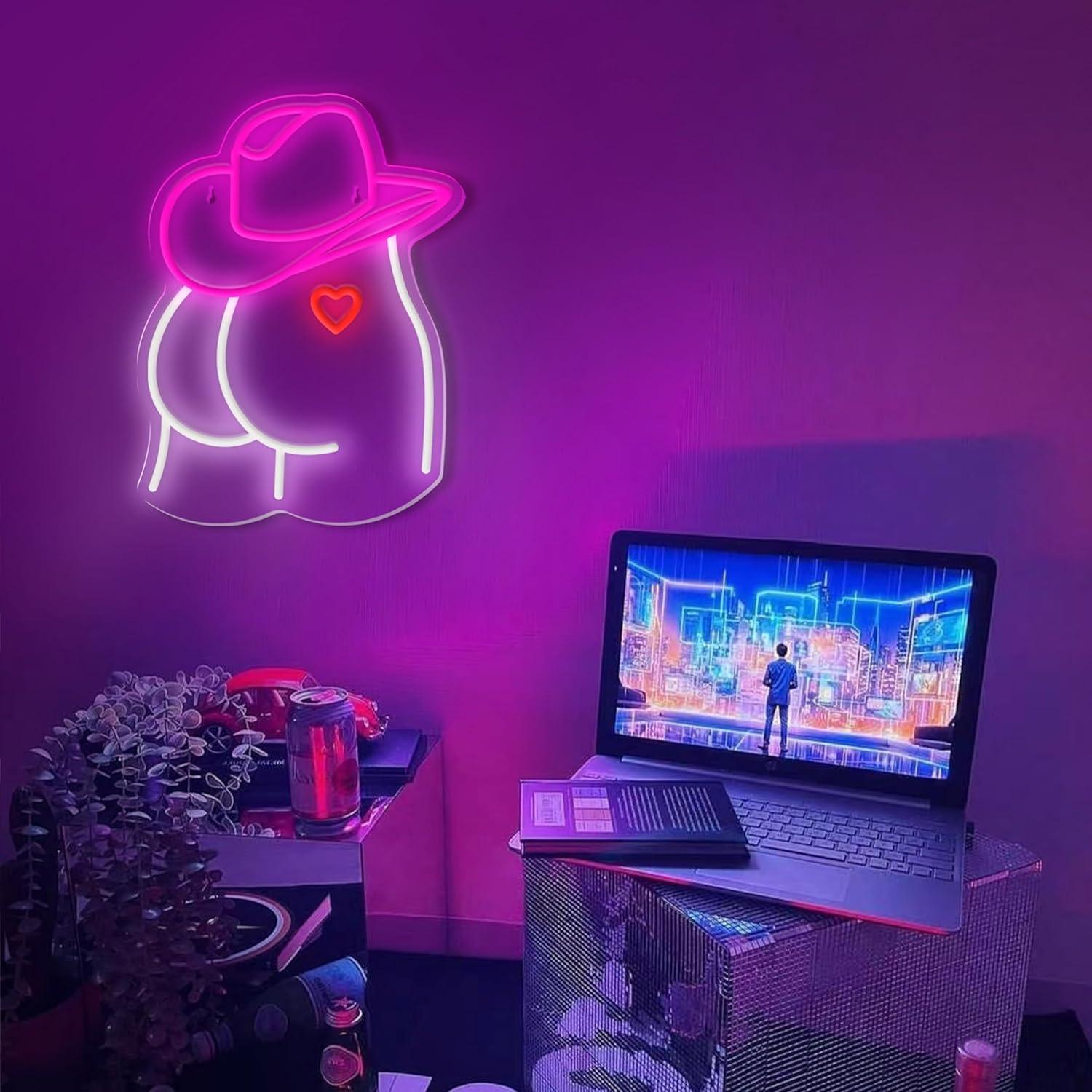 Cowgirl Neon Sign Dimmable LED - Lighting Decoration Wedding 评论和价格
