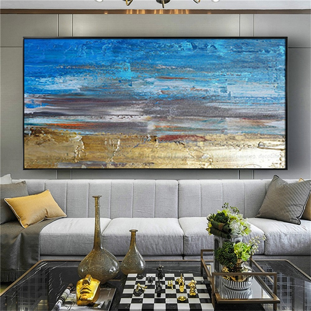 1pc Frameless Canvas Painting  - Lighting Design Decor 评论和价格