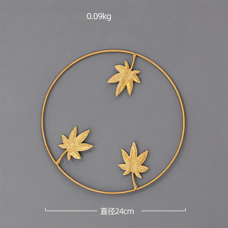 Nordic Ginkgo Leaf Wall Decor  - Lighting Metal Wall Decor 评论和价格