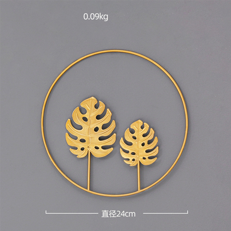 Nordic Ginkgo Leaf Wall Decor  - Lighting Metal Wall Decor 评论和价格
