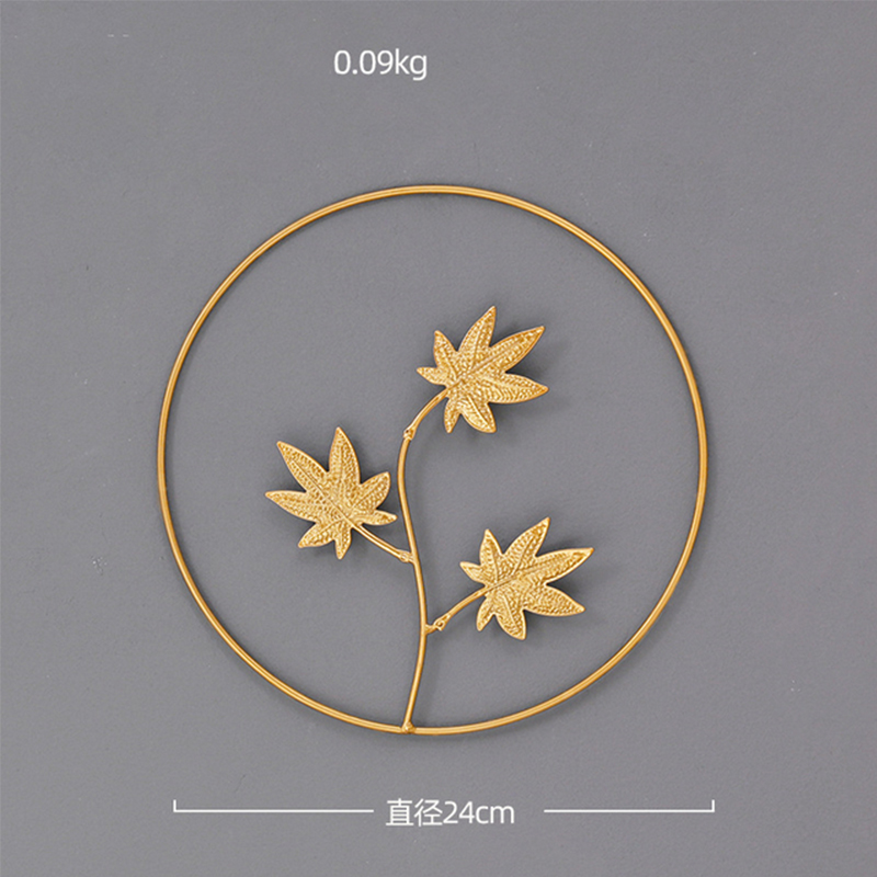 Nordic Ginkgo Leaf Wall Decor  - Lighting Metal Wall Decor 评论和价格