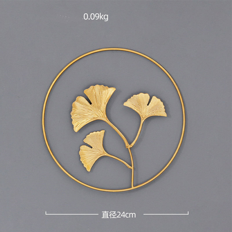 Nordic Ginkgo Leaf Wall Decor  - Lighting Metal Wall Decor 评论和价格