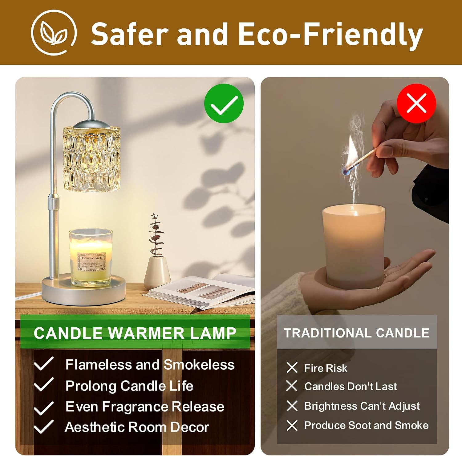 Dimmable Candle Warmer Lamp wi - Wax Melter Electric 评论和价格