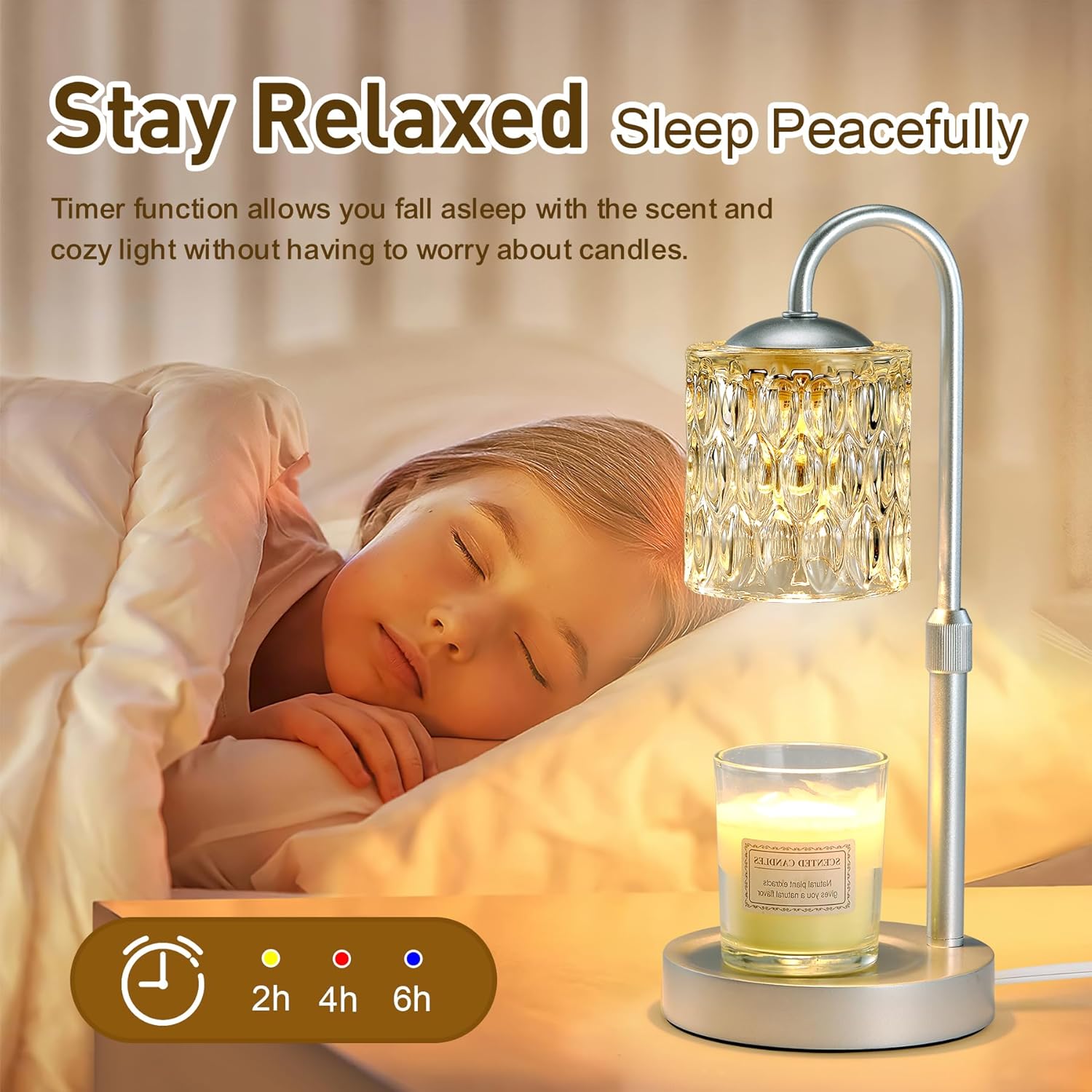 Dimmable Candle Warmer Lamp wi - Wax Melter Electric 评论和价格