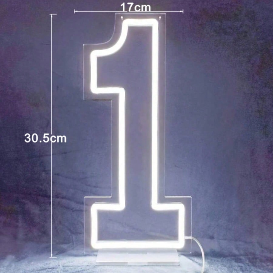 White 0-9 Single Digit LED Num - Lighting Decoration Wedding 评论和价格