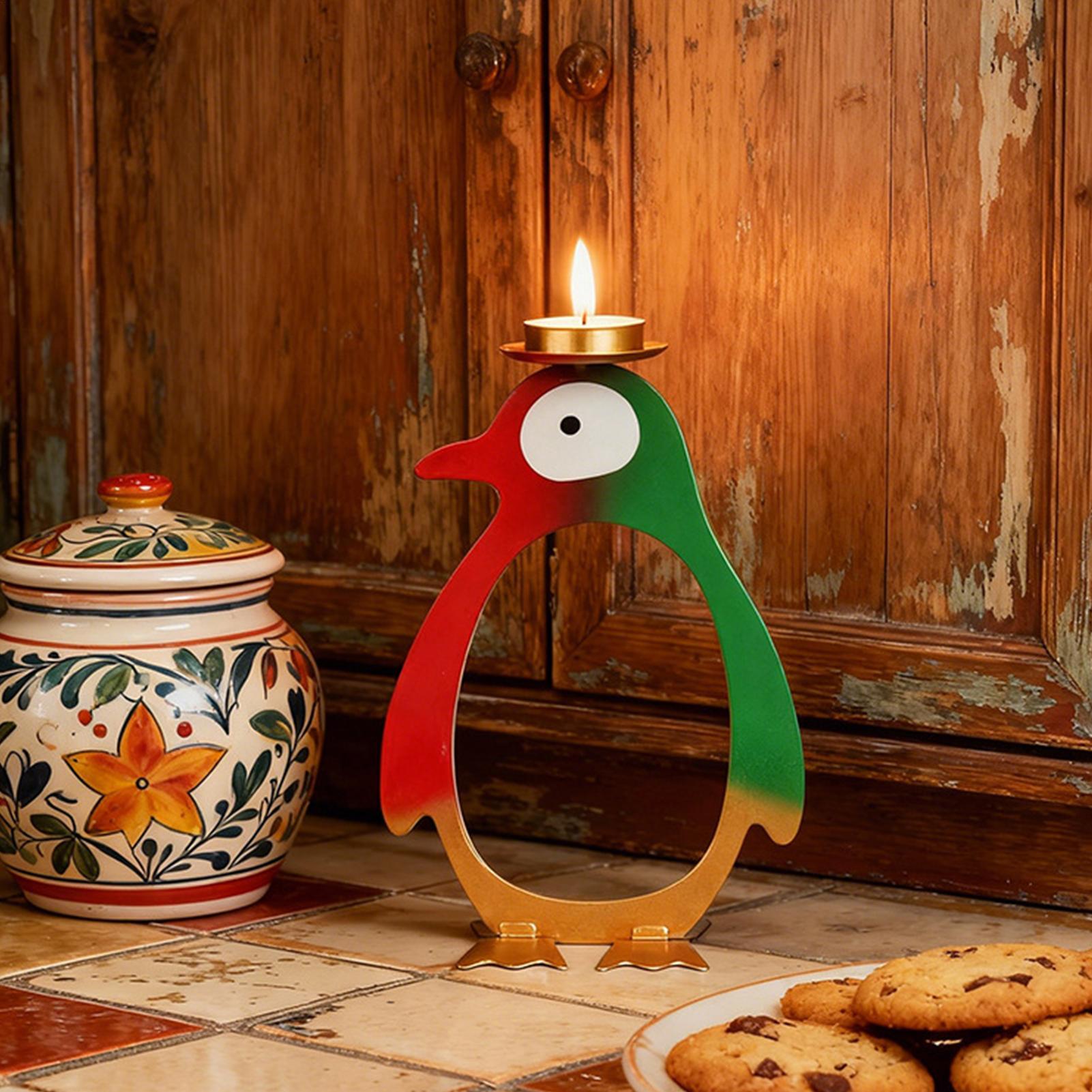 Tea Light Candle Holder Pengui - Lighting Design Decor 评论和价格