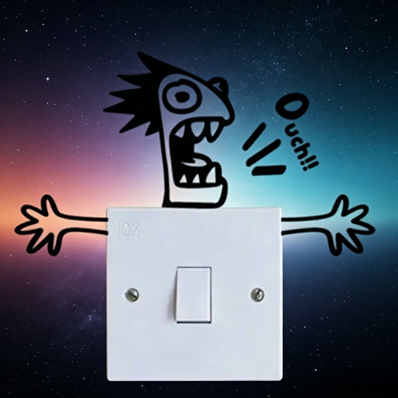 Funny Shock Monster Metal Swit - Lighting Metal Wall Decor 评论和价格