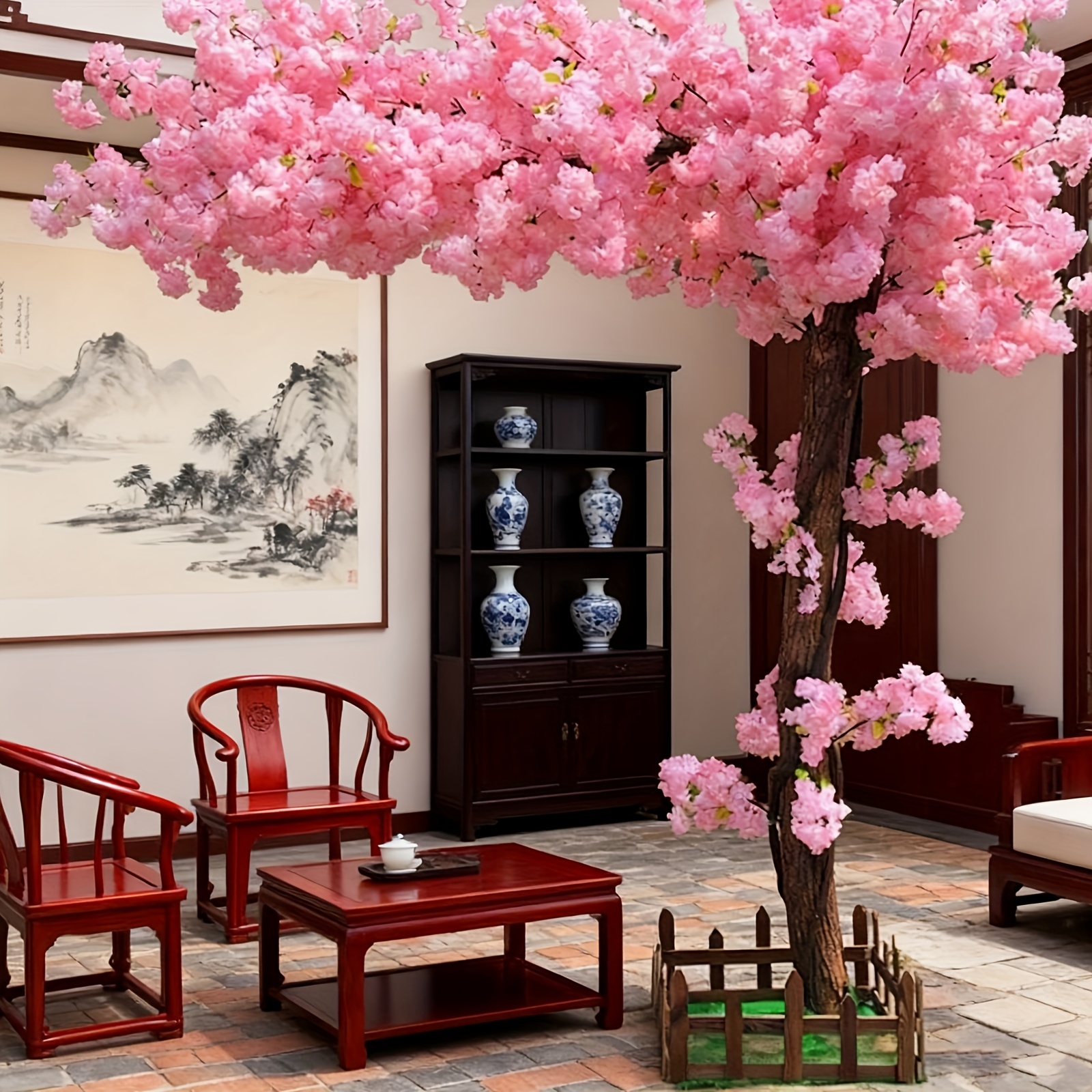 Artificial Cherry Blossom Tree - Lighting Decoration Wedding 评论和价格