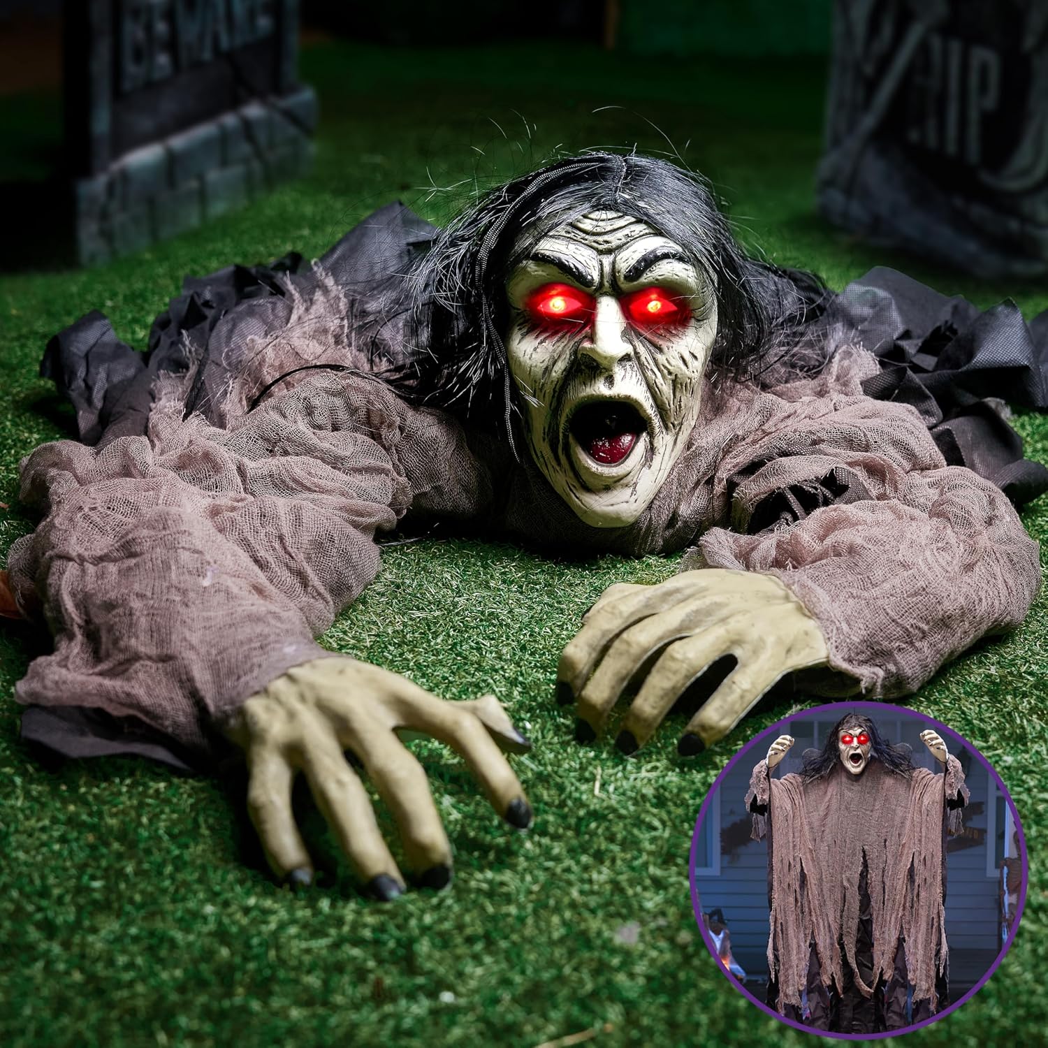 Halloween Zombie Decorations O - Lighting Decor For House 评论和价格