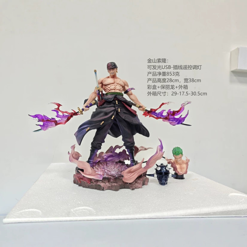 One Piece Roronoa Zoro Action  - Lighting World Decor 评论和价格