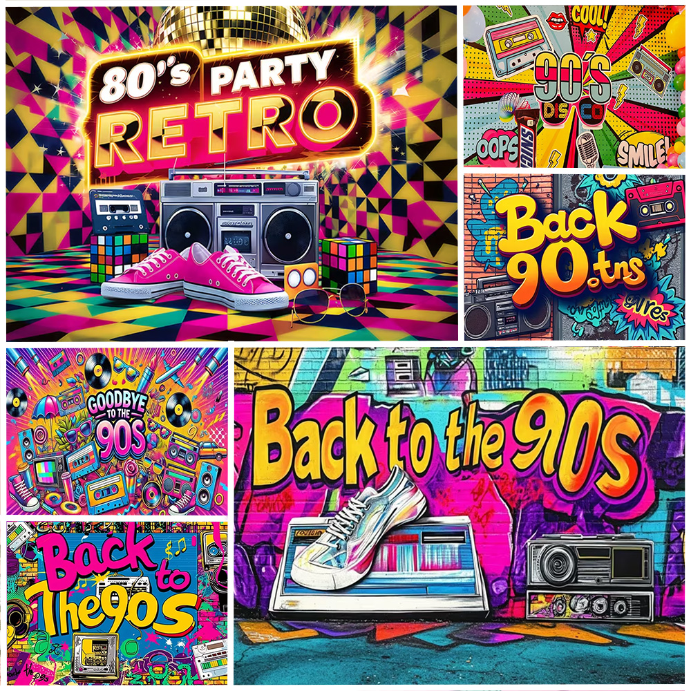 Retro Back to the 80s 90s Musi - Lighting Decor Photos 评论和价格