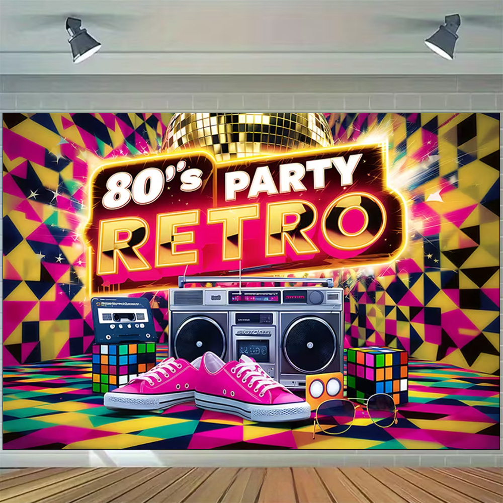 Retro Back to the 80s 90s Musi - Lighting Decor Photos 评论和价格