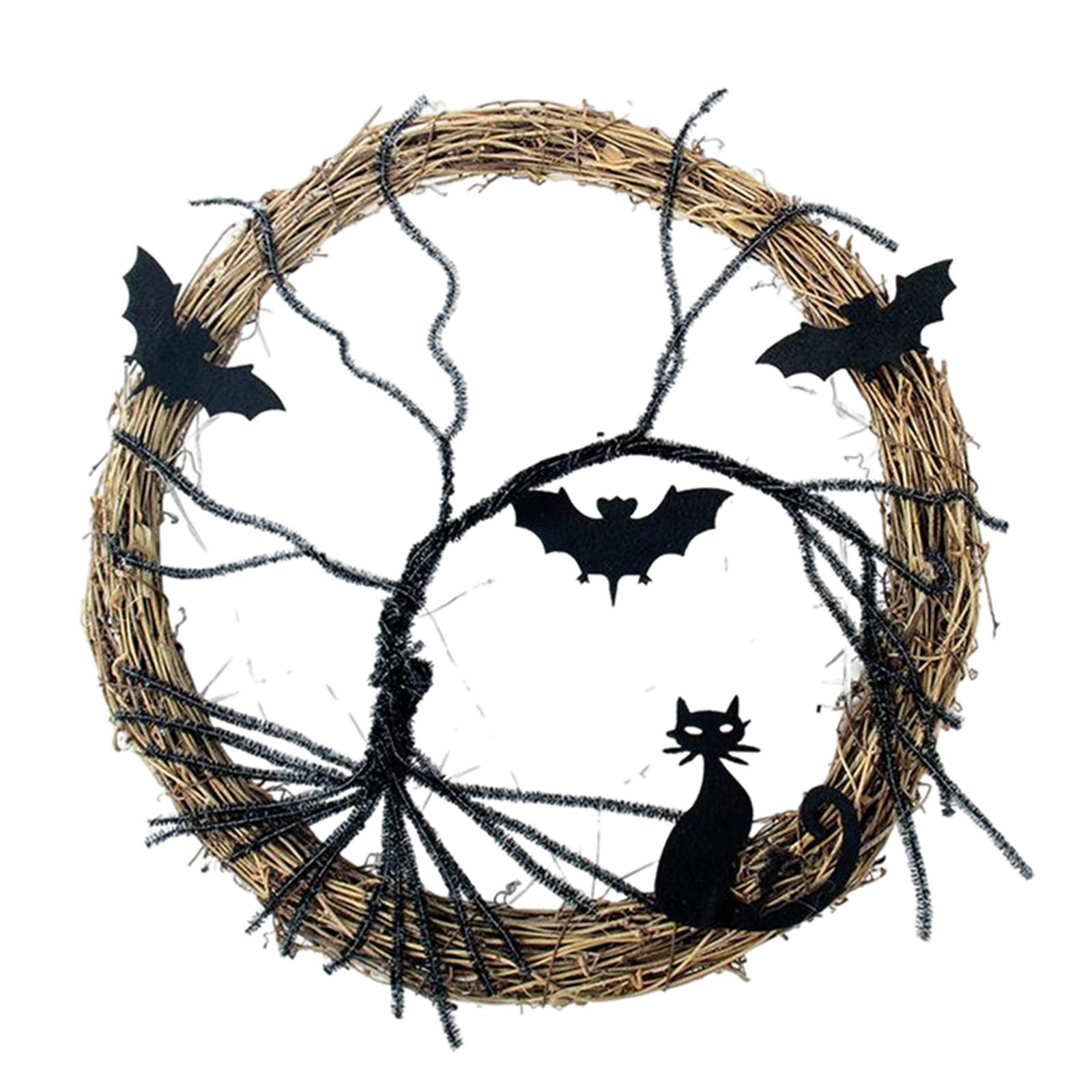 Halloween Wreath Lighted Wreat - Lighting Decor Photos 评论和价格