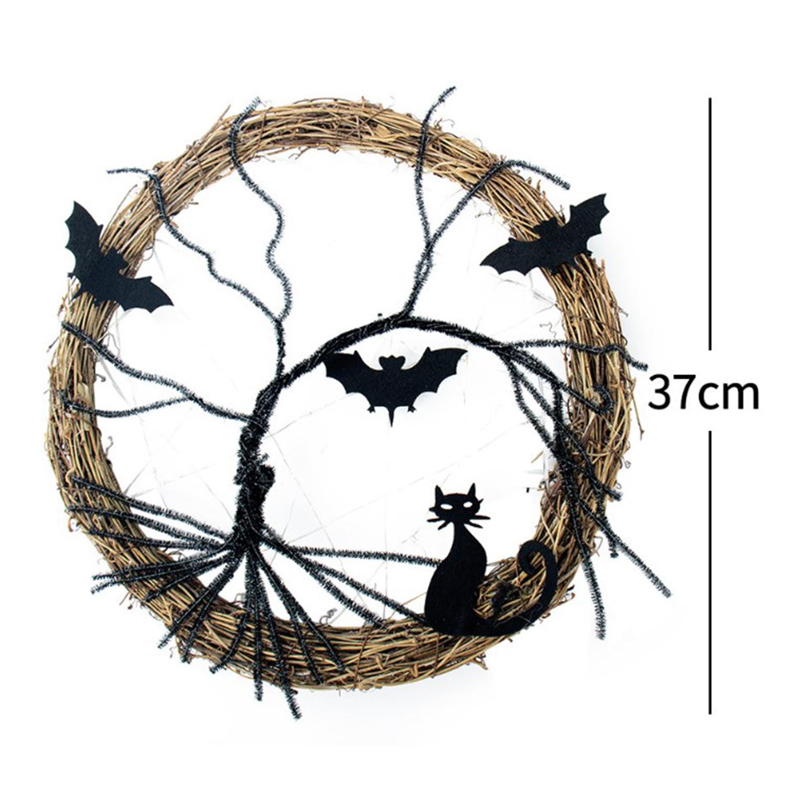 Halloween Wreath Lighted Wreat - Lighting Decor Photos 评论和价格
