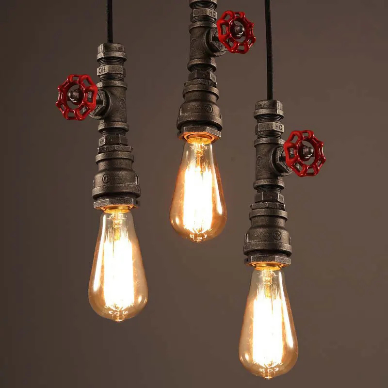 Retro Loft Industry Wind Water - Lighting Metal Wall Decor 评论和价格