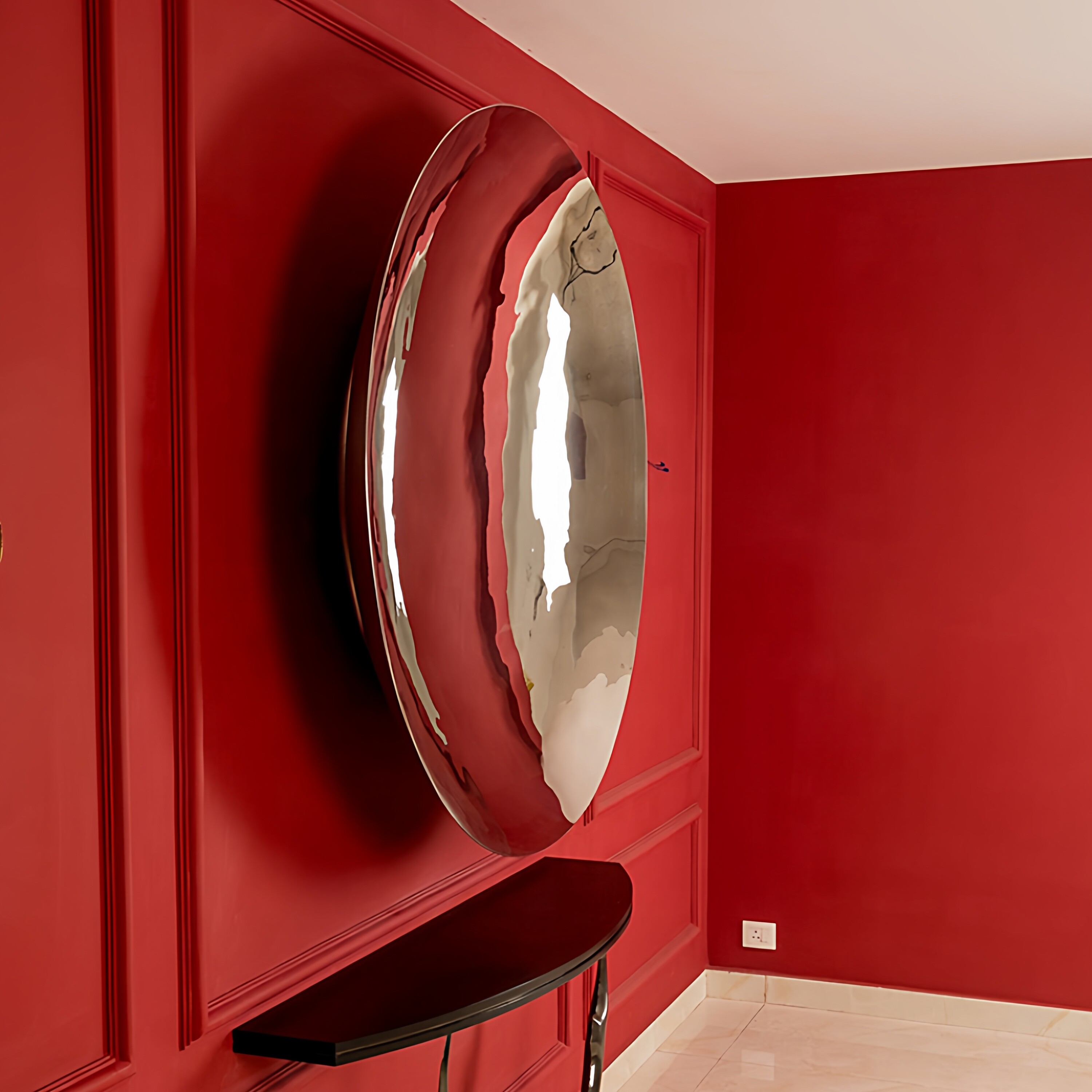 Stainless steel circular paint - Lighting Metal Wall Decor 评论和价格