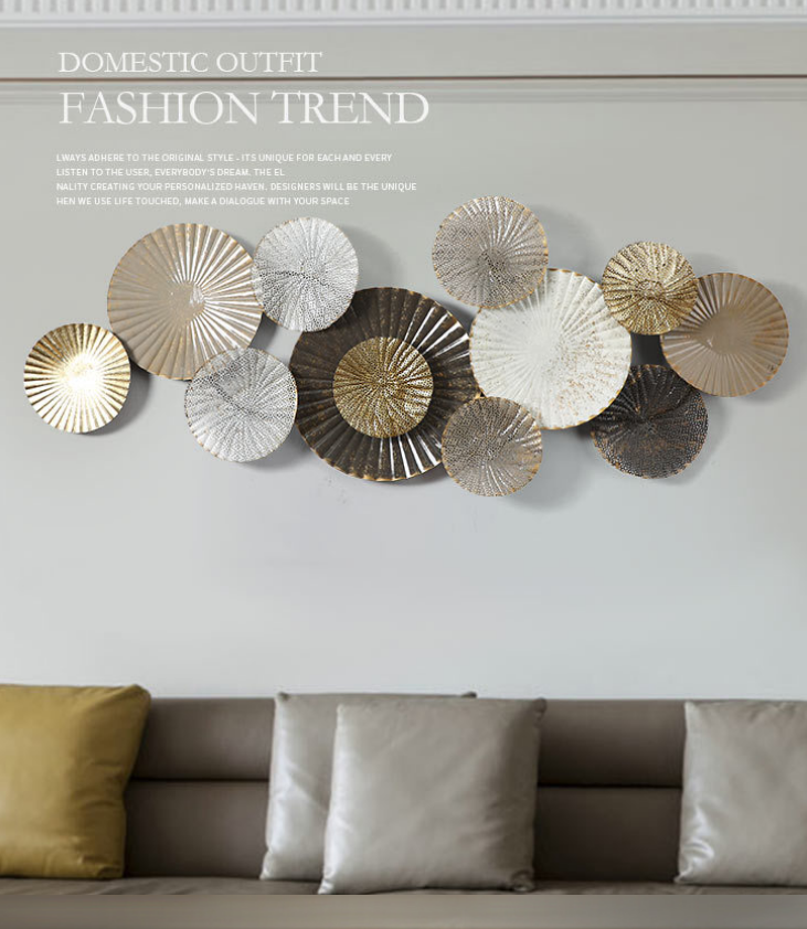 -148x62cm dropshipping product - Lighting Metal Wall Decor 评论和价格