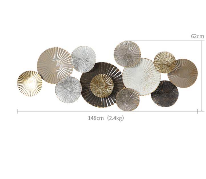 -148x62cm dropshipping product - Lighting Metal Wall Decor 评论和价格