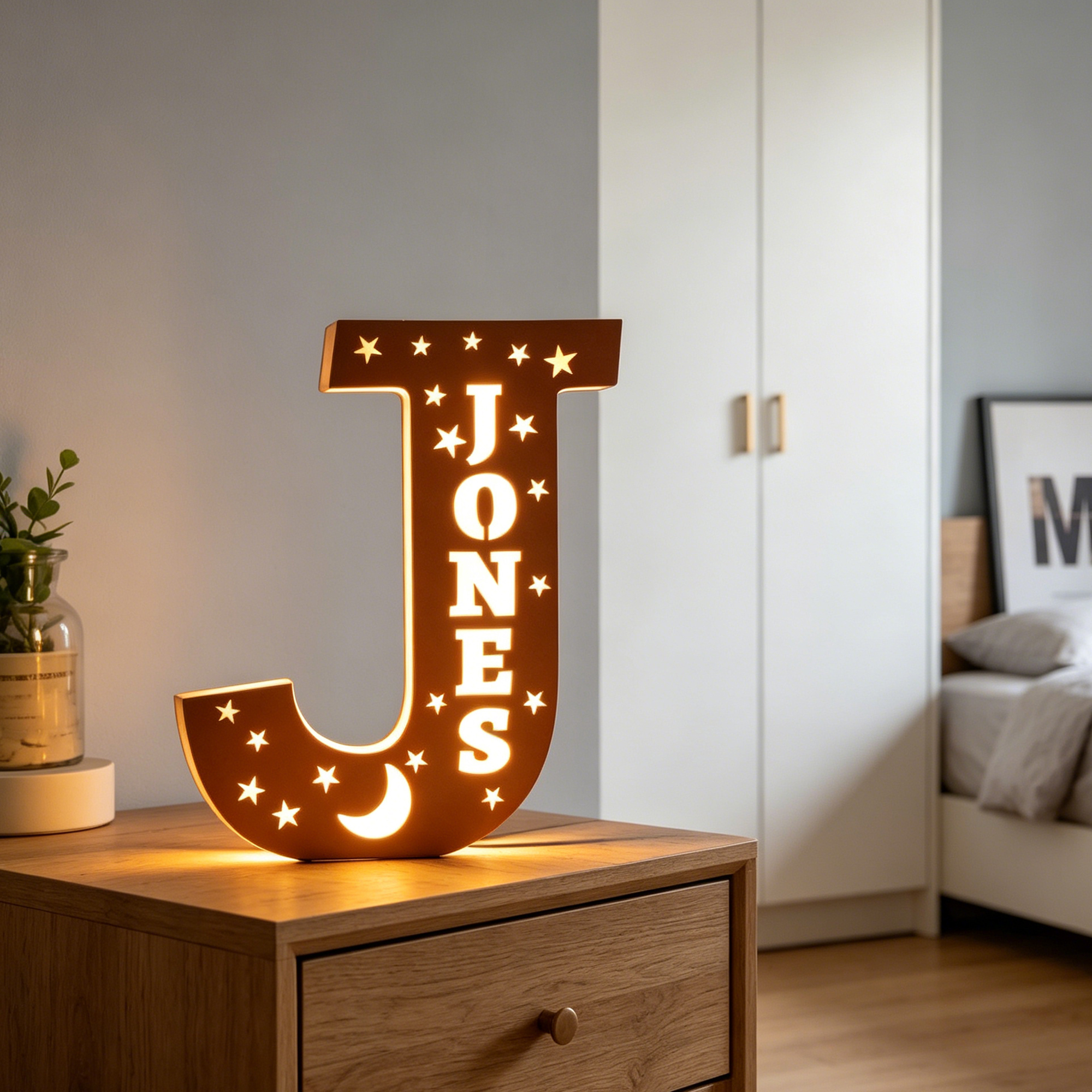 1Pc Custom USB Powered Wooden  - Lighting Decoration Wedding 评论和价格