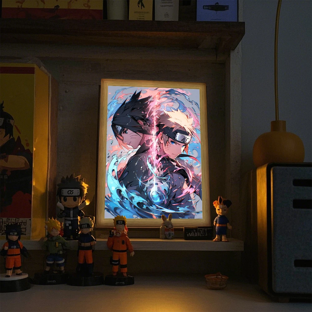 Anime Naruto Figure Sticker Li - Lighting Room Decor Photo 评论和价格
