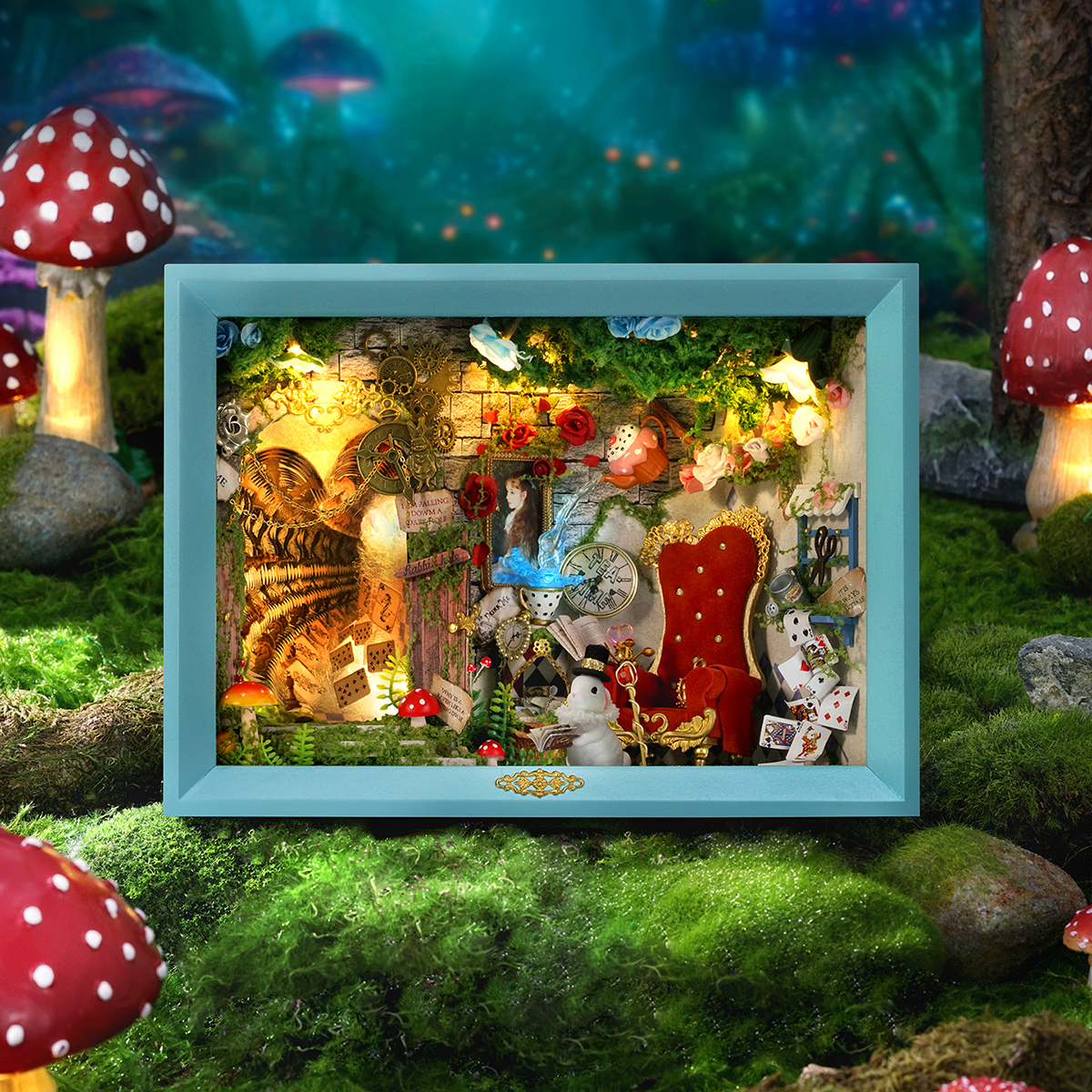 DIY Wooden Fairy Tale Photo Fr - Lighting Decor Photos 评论和价格