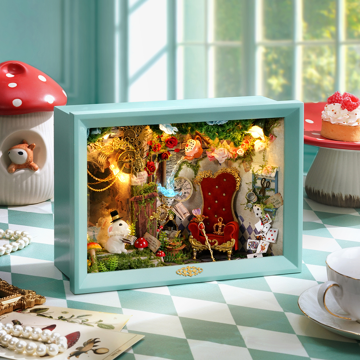 DIY Wooden Fairy Tale Photo Fr - Lighting Decor Photos 评论和价格