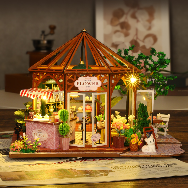 DIY Wooden Miniature Model Kit - Lighting Decor For House 评论和价格