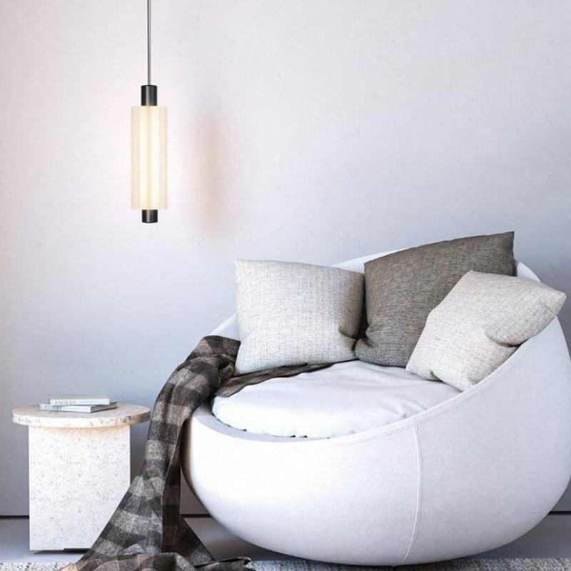 Modern Long Acrylic Pendant Li - Lighting Metal Wall Decor 评论和价格