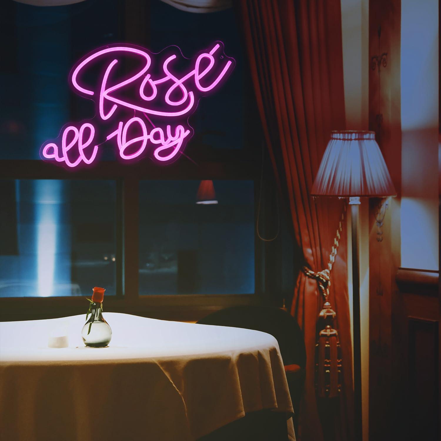 Rose All Day Neon Sign Dimmabl - Lighting Decoration Wedding 评论和价格