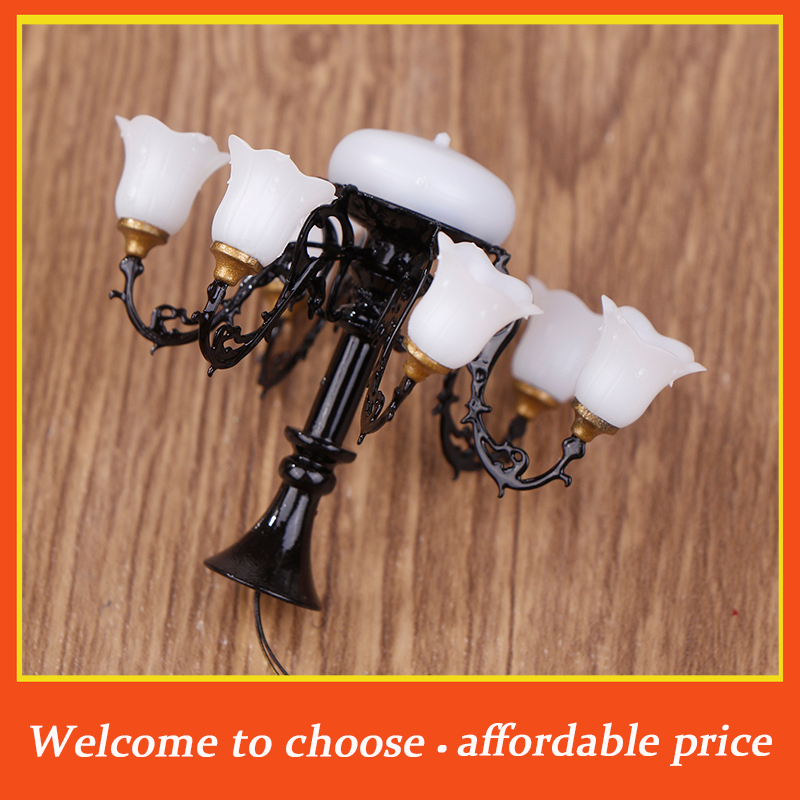 **1PC Mini Dollhouse Ceiling L - Lighting Metal Wall Decor 评论和价格