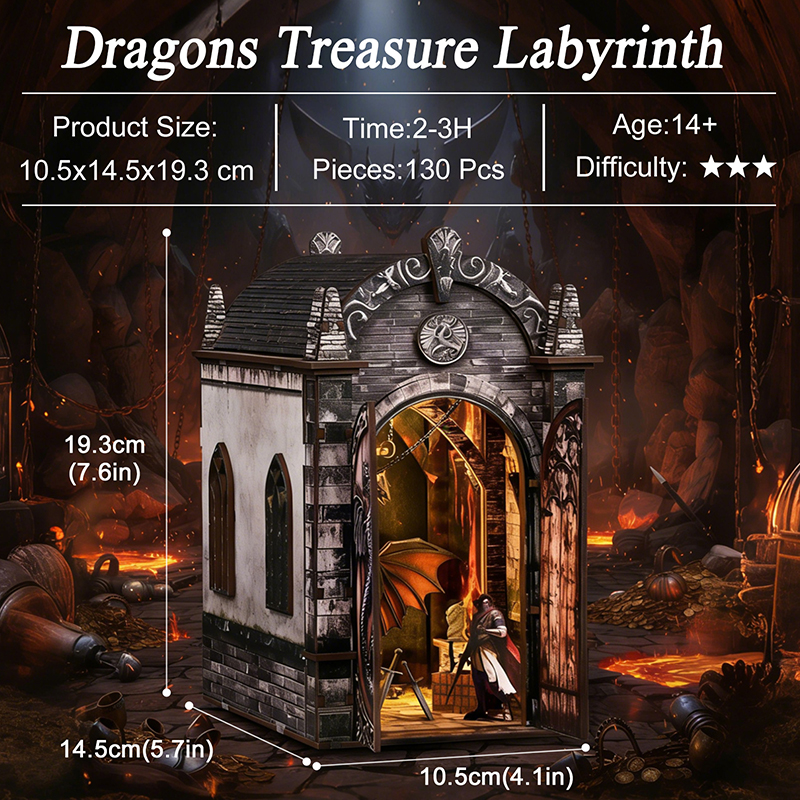 DIY Dragon Treasure Labyrinth  - Lighting Decor For House 评论和价格