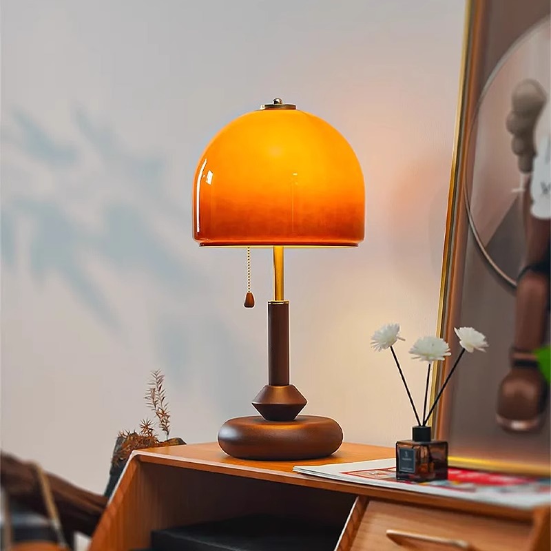 Vintage Luxury Walnut-colored  - Bedroom Lighting Decor Ideas 评论和价格